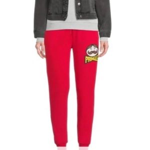 Pringles Red sweatpants joggers lounge XXXL